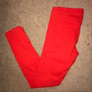 👖 H&M Red Jeggings
